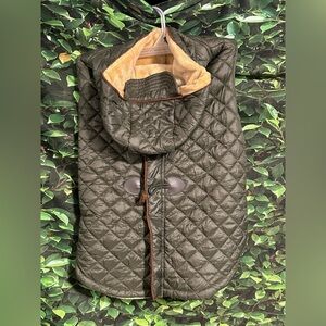 Rachel Zoe Dog Coat Puffer Vest Green Pet Size XLarge